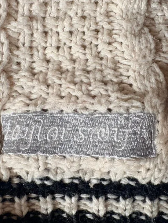 Folklore Cardigan Taylor Swift Inspired Star Patch Cable Knit S - Picture 6 of 9